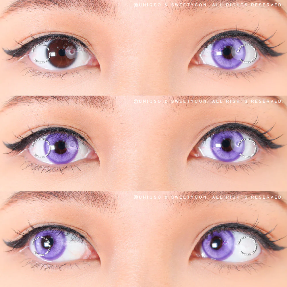 1 Day Sweety Star Tears Blue Violet (2 or 10 lenses/pack) - Image 2
