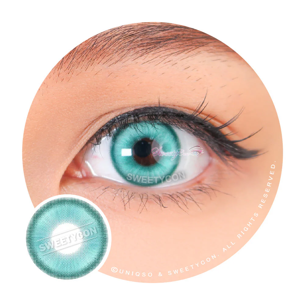 1 Day Sweety Star Tears Cyan Green (2 or 10 lenses/pack)