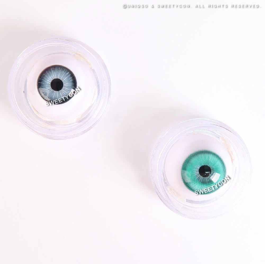 1 Day Sweety Star Tears Cyan Green (2 or 10 lenses/pack) - Image 4
