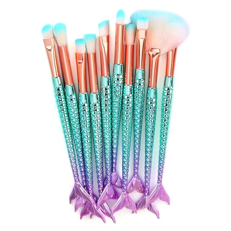 Mermaid Makeup Brushes - Image 2