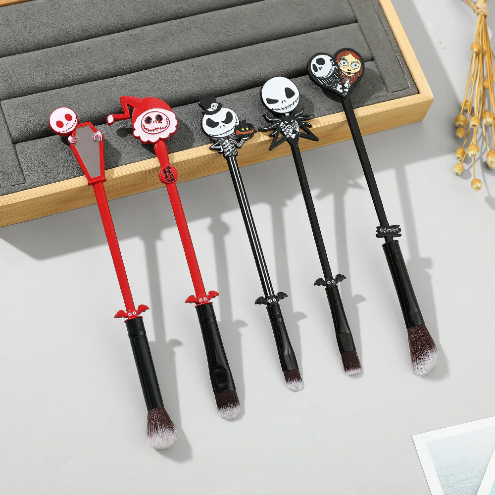 Christmas Horror Night Jack Skull Makeup Brush Tool Set - Image 3