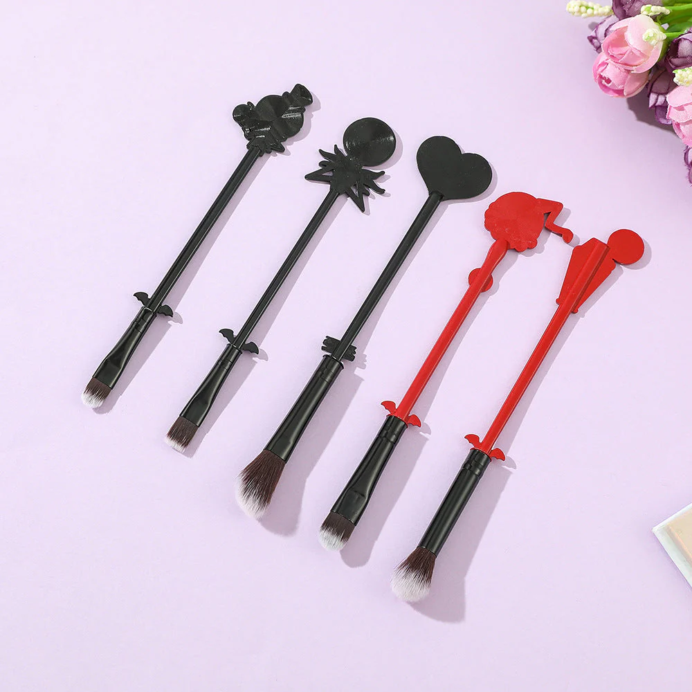 Christmas Horror Night Jack Skull Makeup Brush Tool Set - Image 4