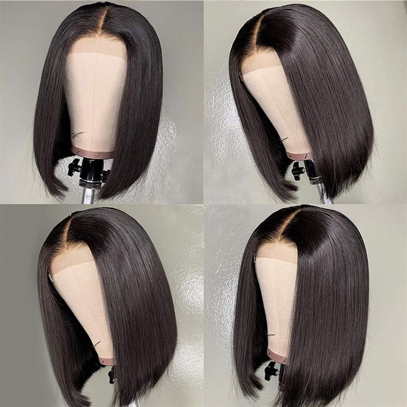 Premium Wig - Classy Chic Front Lace Middle Part Bob