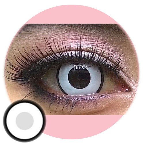 Colorvue Crazy White Zombie - 3 Months (Prescription) (2 lenses/pack)