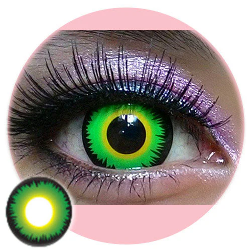 Coscon Crazy with Power - Green Werewolf (1 lens/pack)