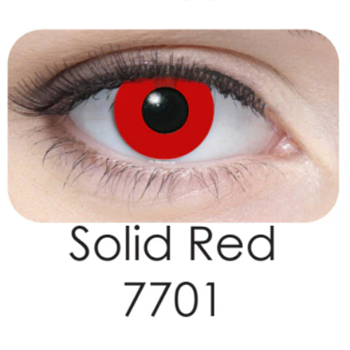 Coscon Crazy with Power - Solid Red (1 lens/pack)