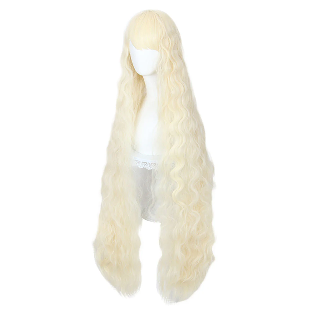 Waist Length Wavy Beige Lolita Wig 489C - Image 3