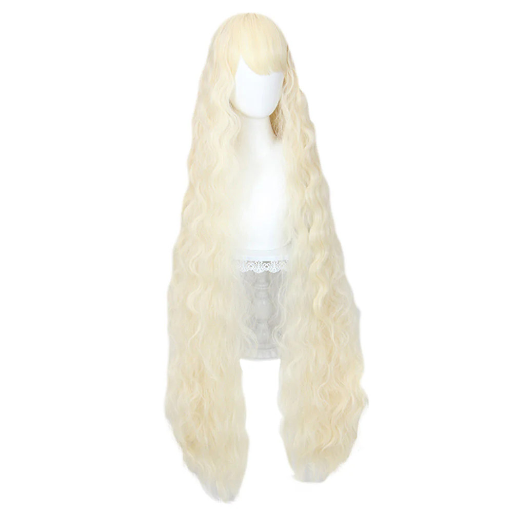 Waist Length Wavy Beige Lolita Wig 489C - Image 4