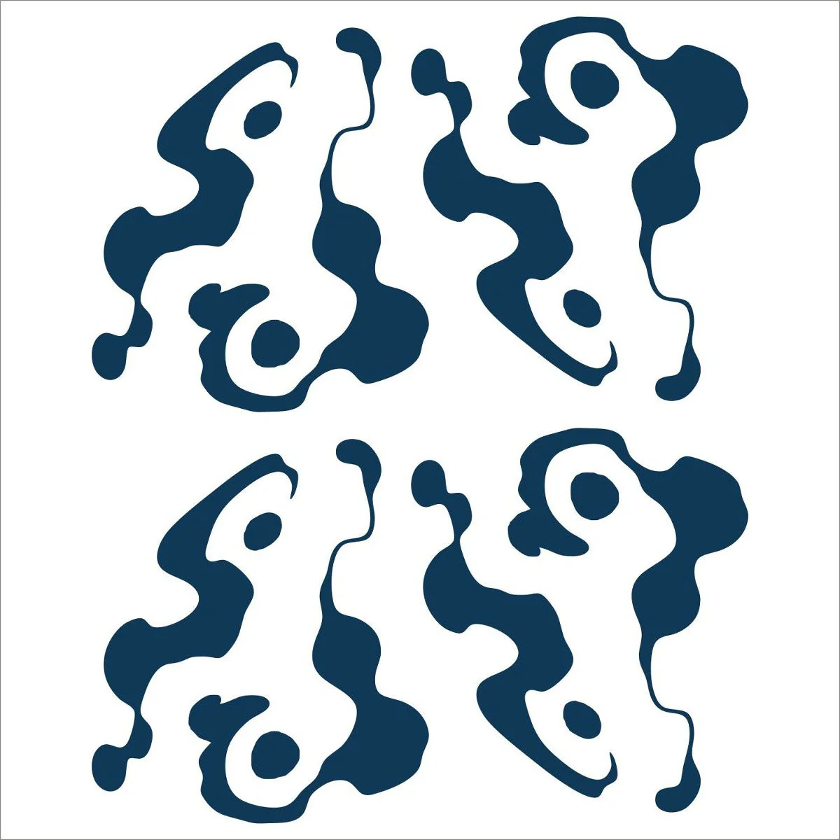 Demon Killer Tattoo Sticker Water Sign