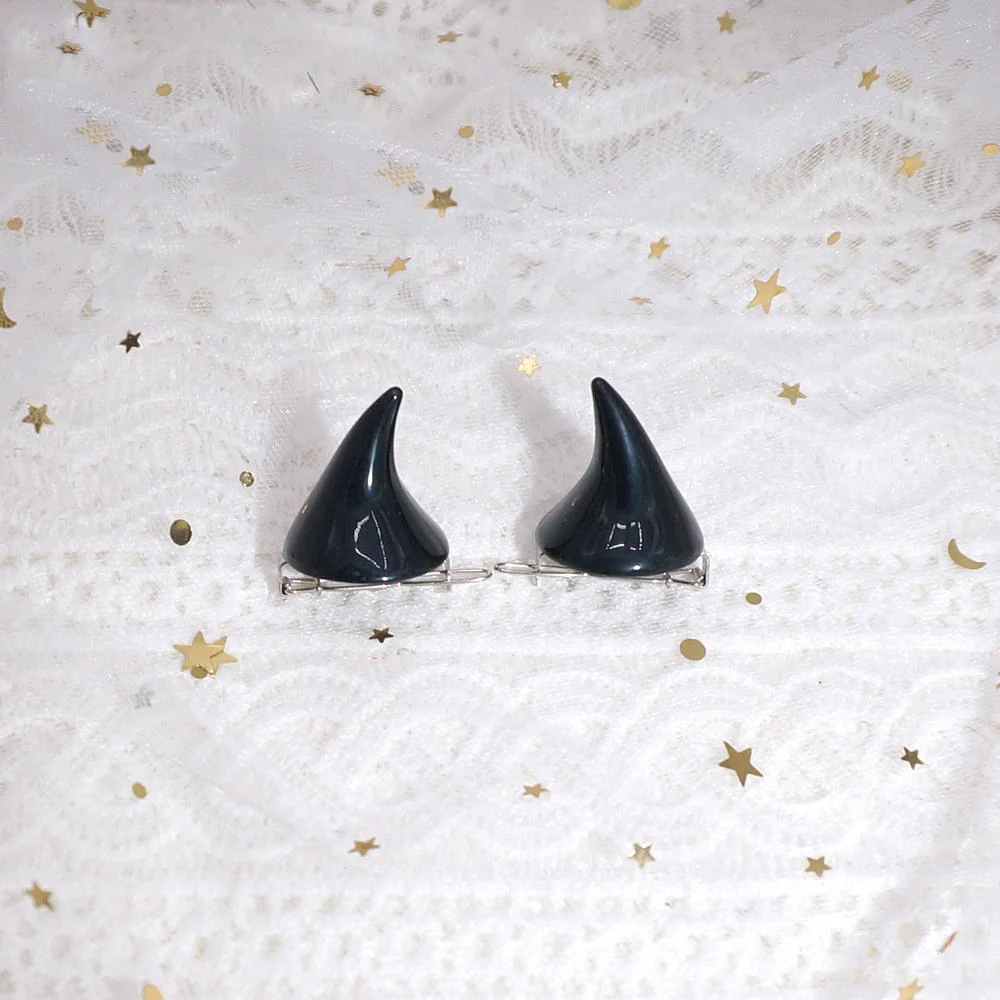 Devil Horn Hairpin Side Clip - Image 3
