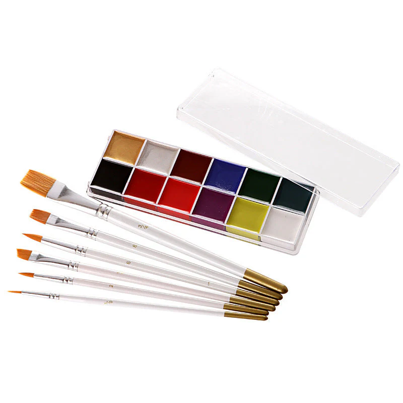 Fit Colors 12 Colors Water Soluble Face & Body Paint - Image 6