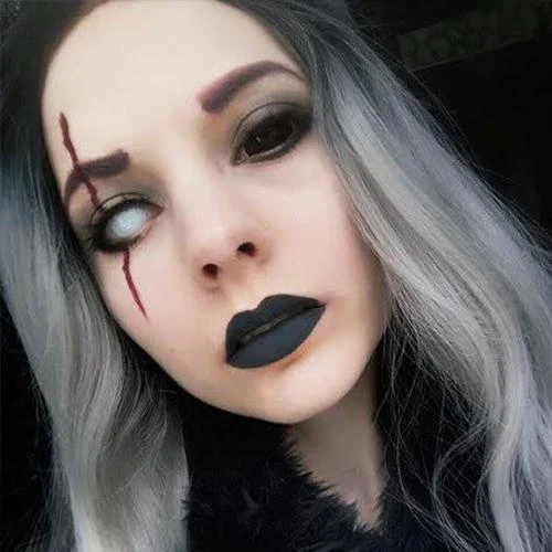 Flash Black Sclera Contacts Sabretooth/Blackout/Black (2 lenses/pack) - Image 9