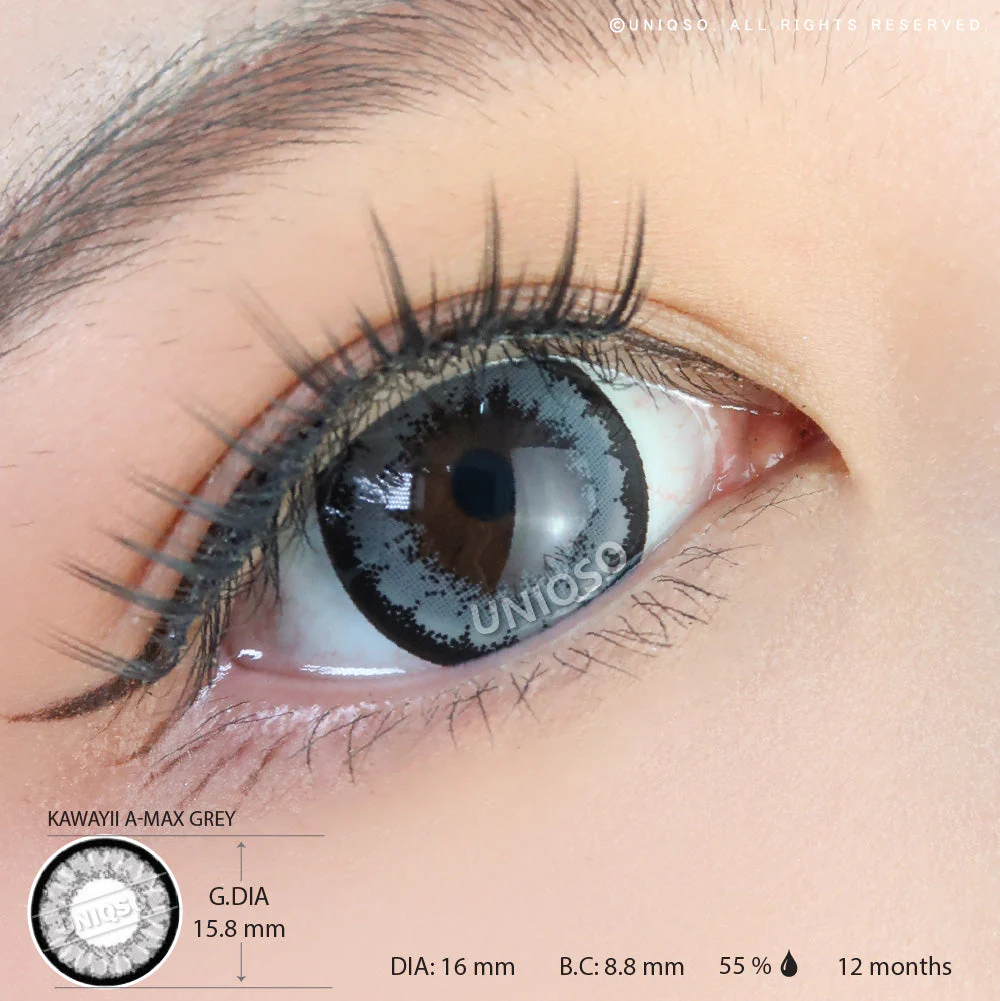 Kawayii A-Max Grey (1 lens/pack) - Image 3