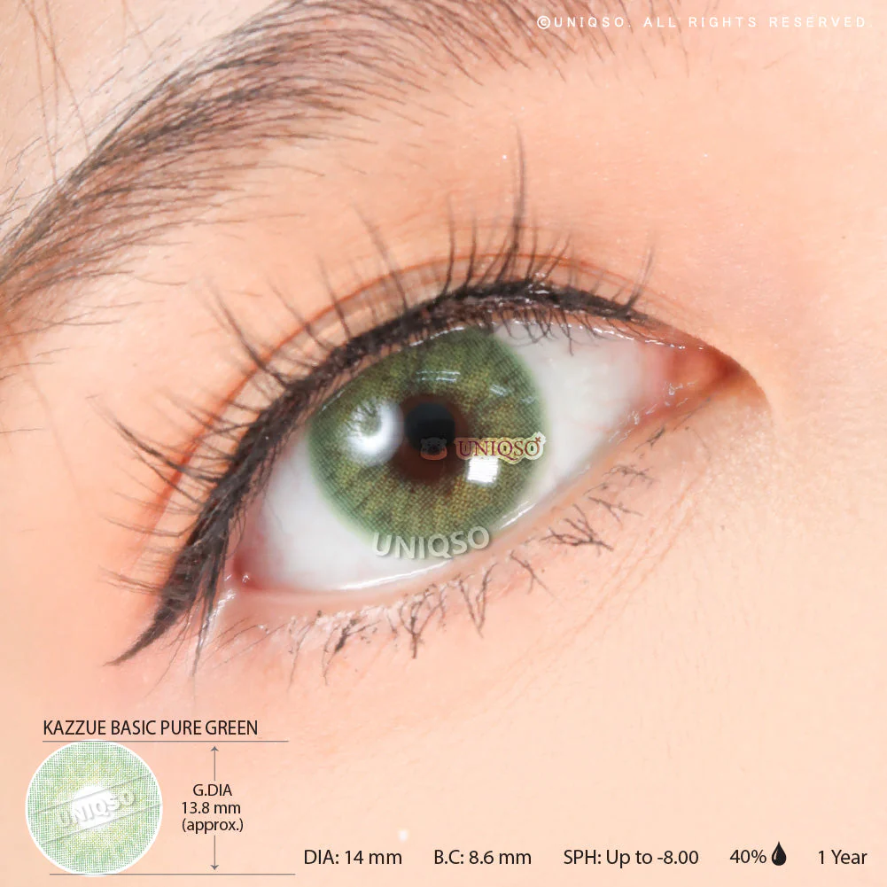Kazzue Basic Pure Green (1 lens/pack) - Image 3