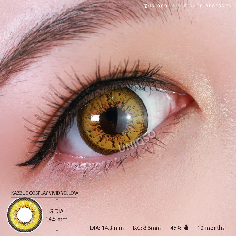 Kazzue Cosplay Vivid Yellow (1 lens/pack) - Image 3