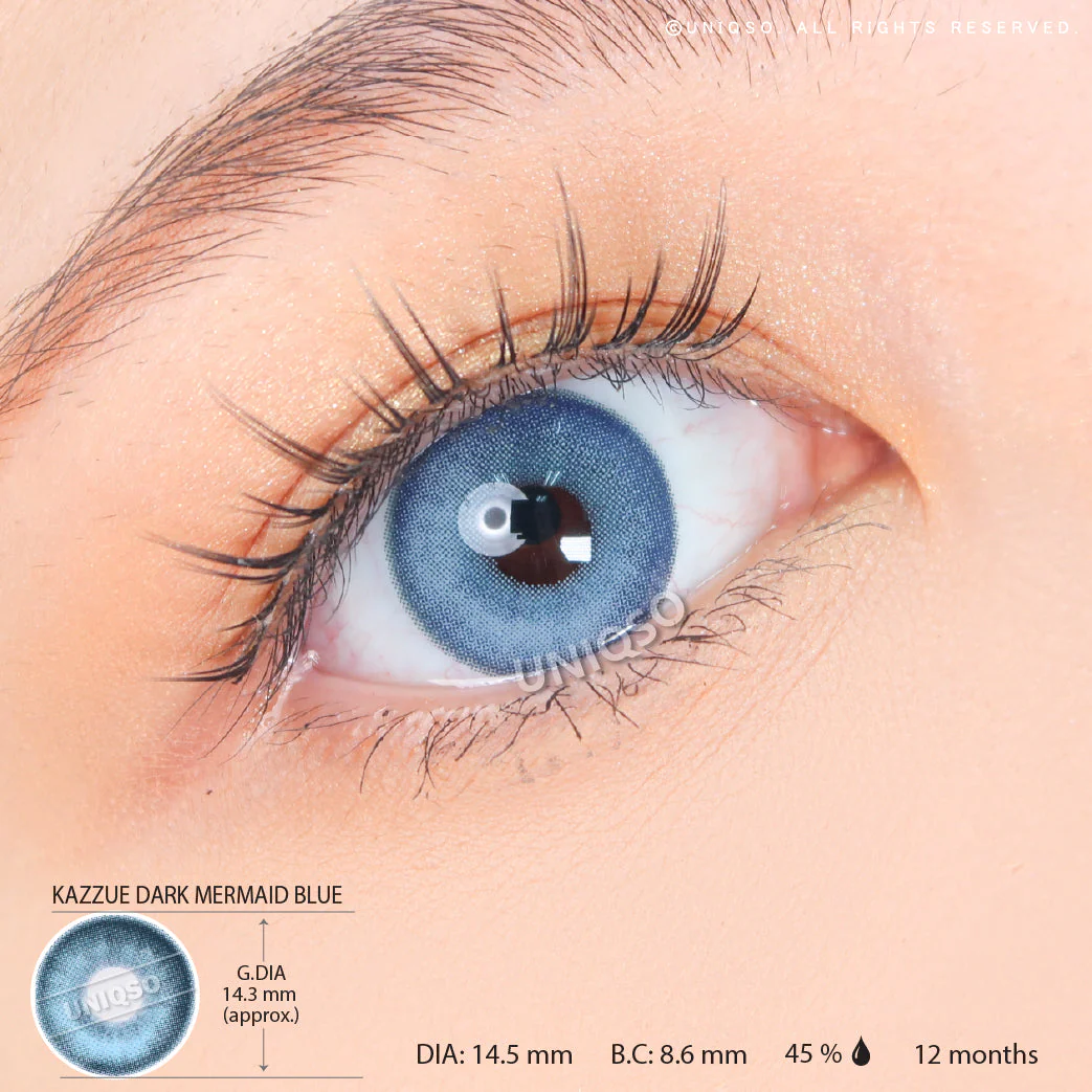 Kazzue Dark Mermaid Blue (1 lens/pack) - Image 3
