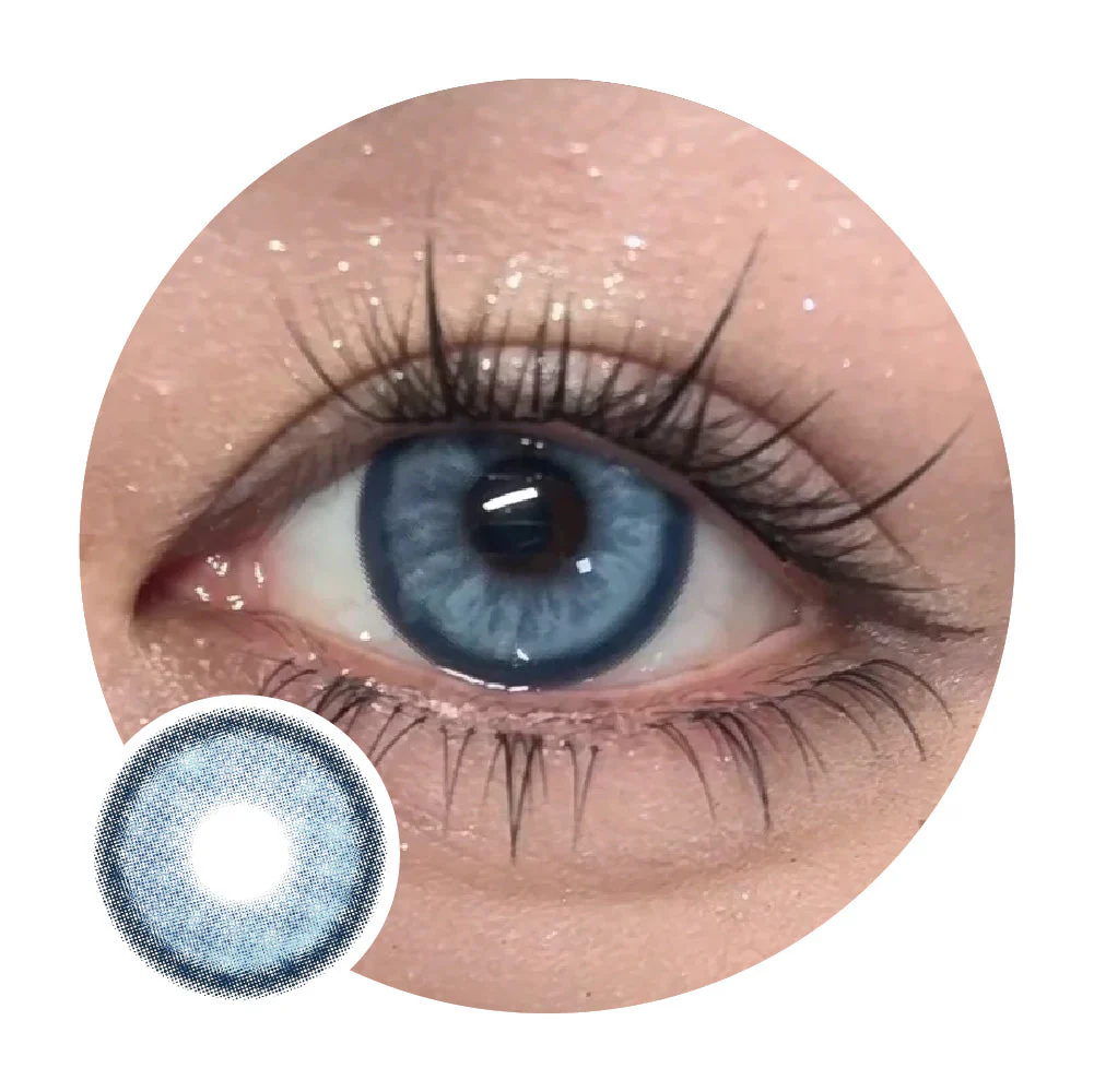 Kazzue Glitz Blue (1 lens/pack)