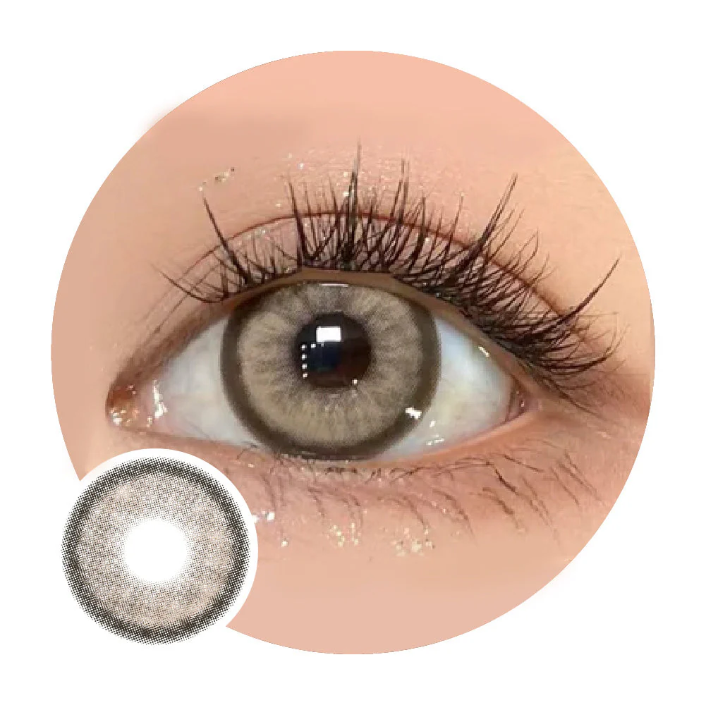 Kazzue Glitz Brown (1 lens/pack)