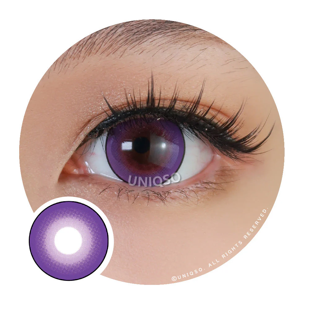 Kazzue Intense Pop Purple (1 lens/pack)