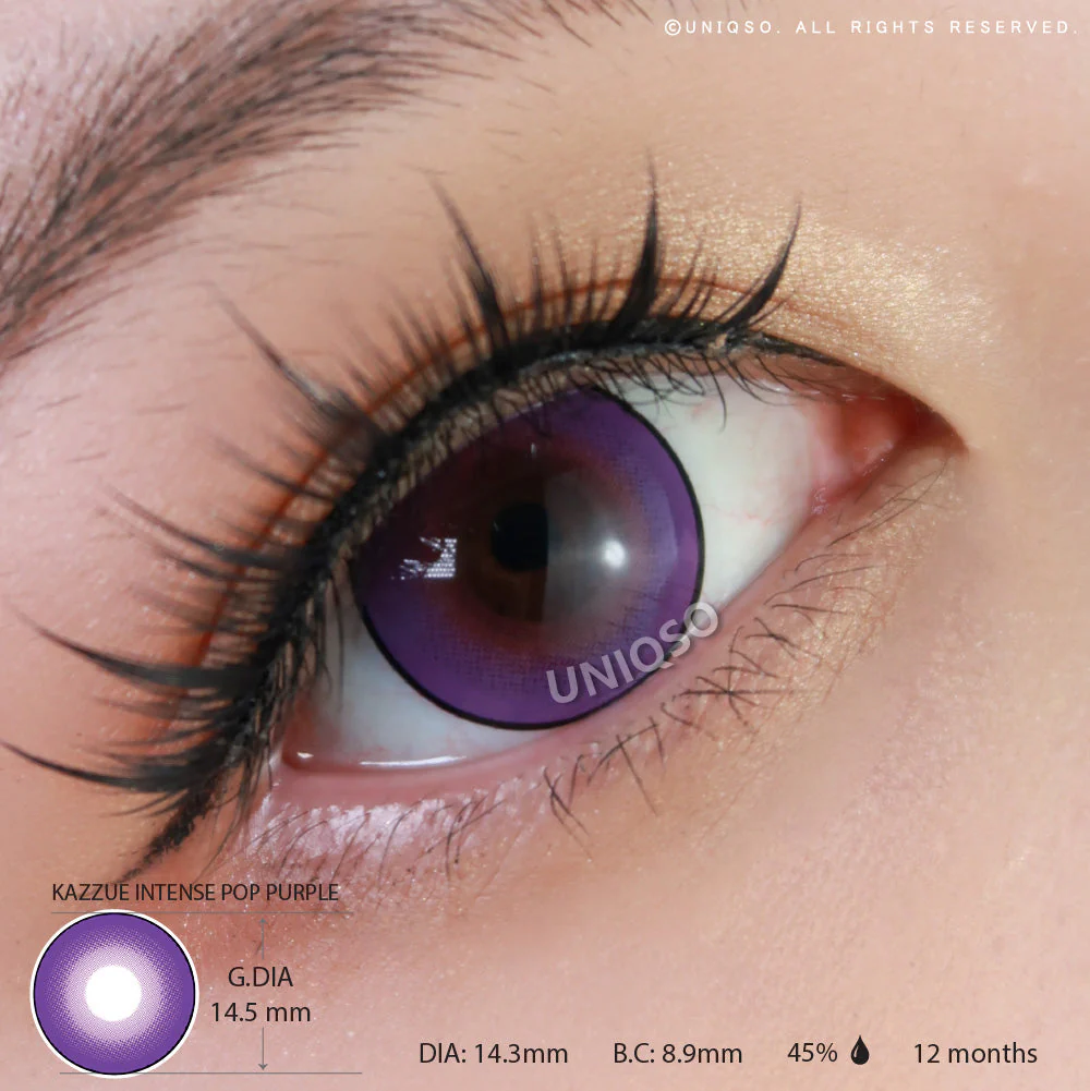 Kazzue Intense Pop Purple (1 lens/pack) - Image 4