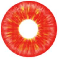 Kazzue Mini Sclera Toxic Red (1 lens/pack) - Image 3