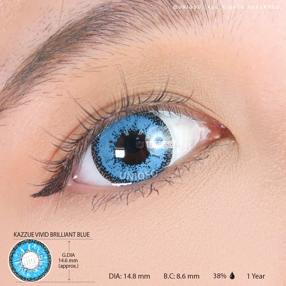 Kazzue Vivid Brilliant Blue (1 lens/pack) - Image 3