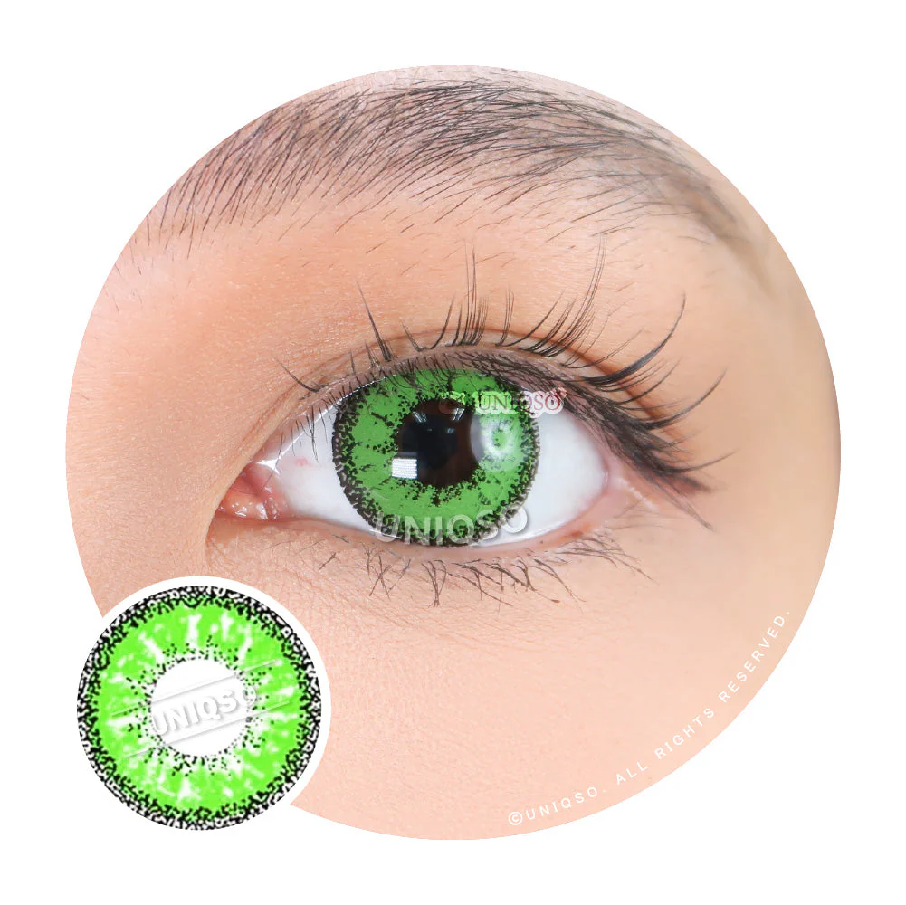 Kazzue Vivid Brilliant Green (1 lens/pack)