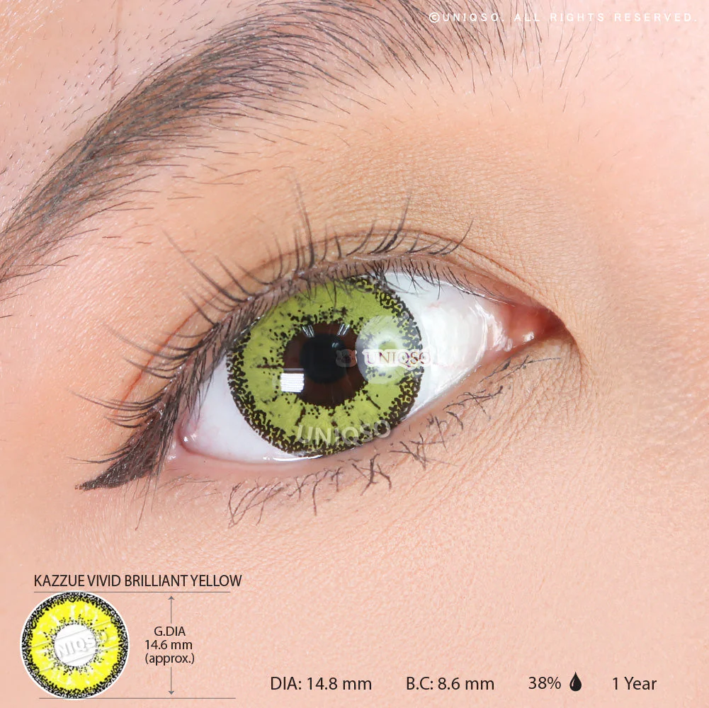 Kazzue Vivid Brilliant Yellow (1 lens/pack) - Image 3