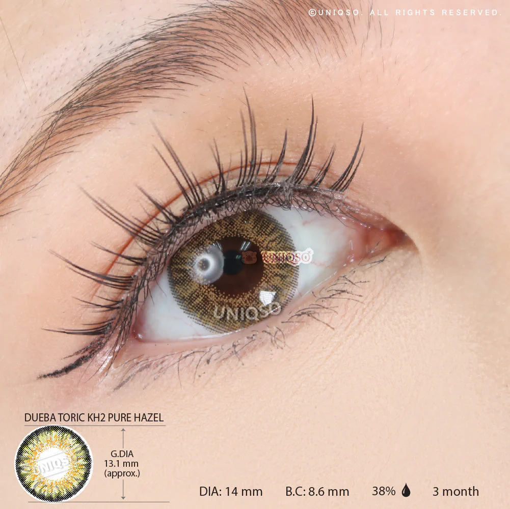 Dueba Toric KH2 Pure Hazel (1 lens/pack) - Image 3