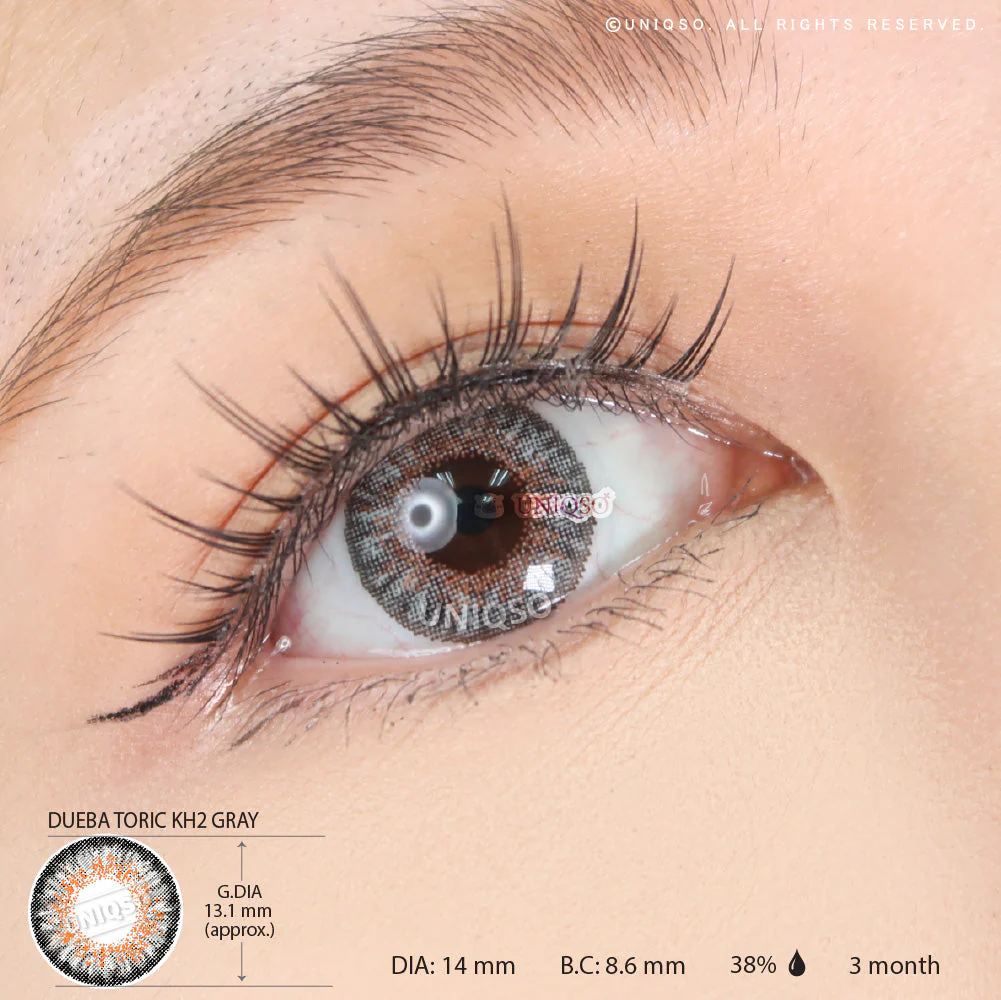 Dueba Toric KH2 Gray (1 lens/pack) - Image 3