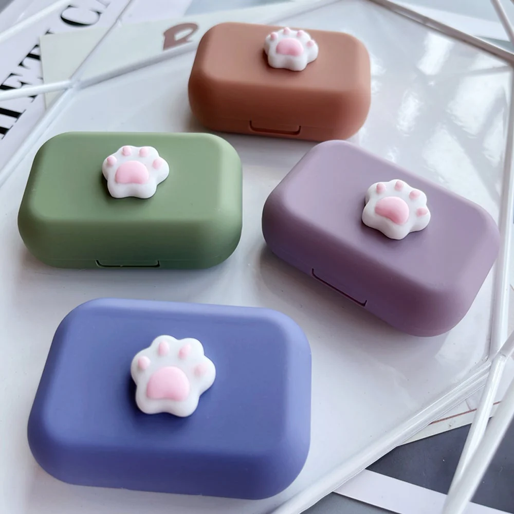 Lens Case - Center Pink Paw Set - Image 2