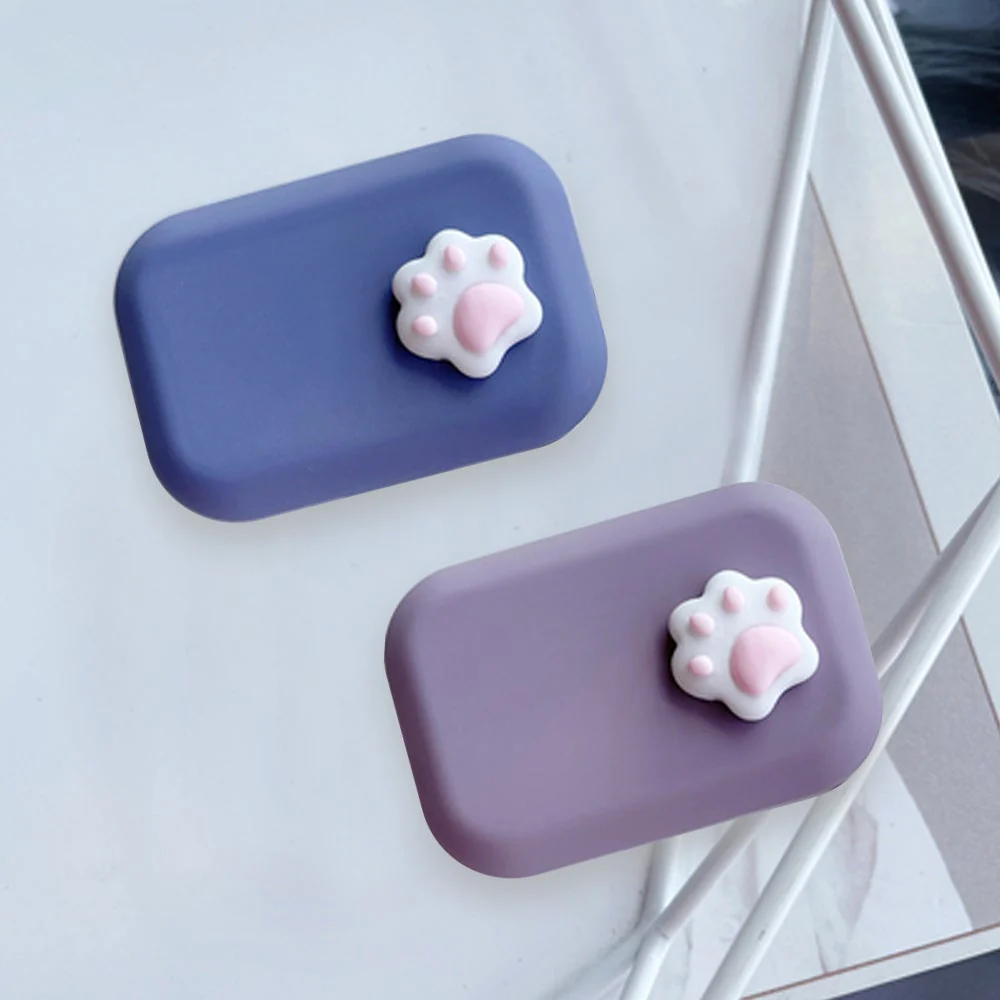 Lens Case - Side Pink Paw Set - Image 4