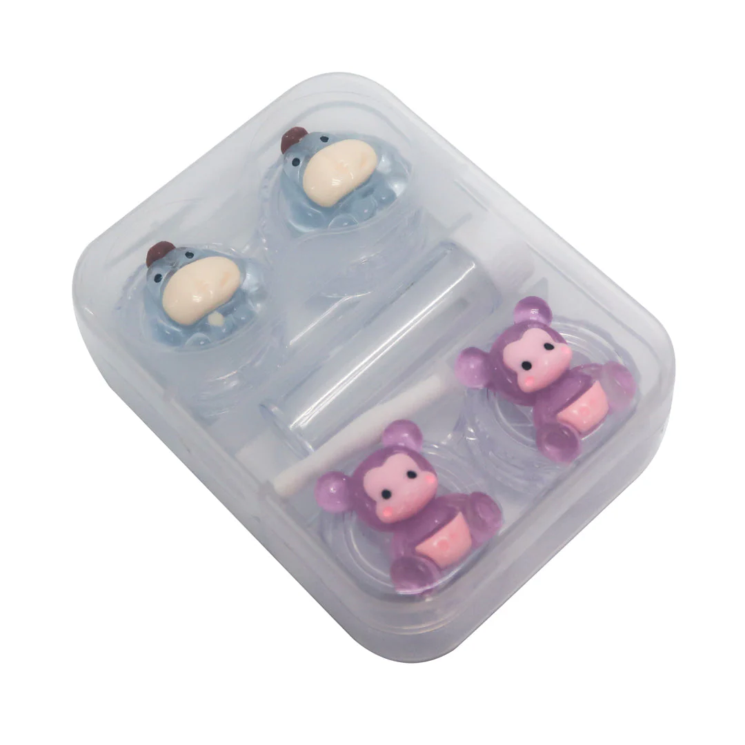 Lens Case Travel Kit - Multiple Casings (2 Pairs & Random Design)