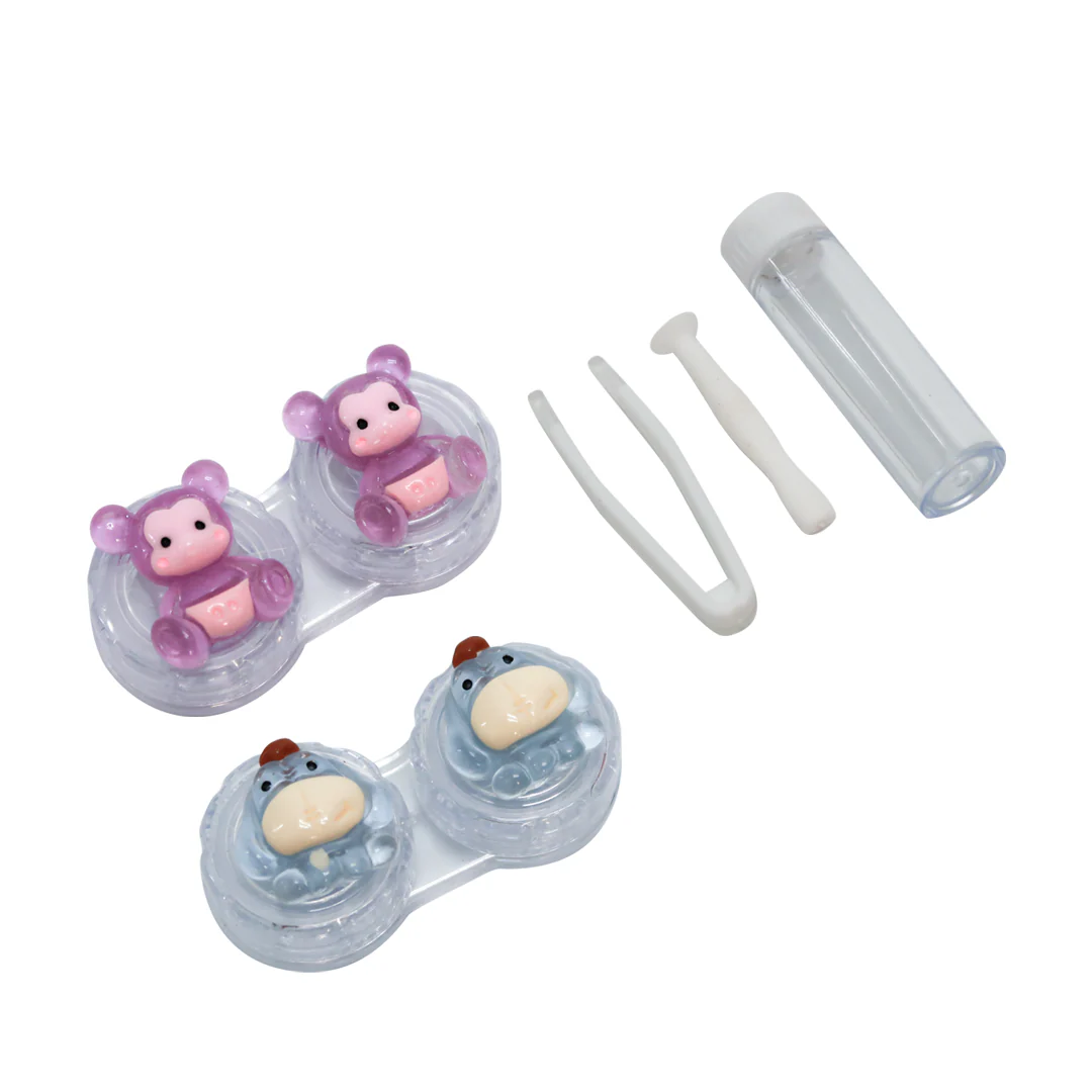 Lens Case Travel Kit - Multiple Casings (2 Pairs & Random Design) - Image 4