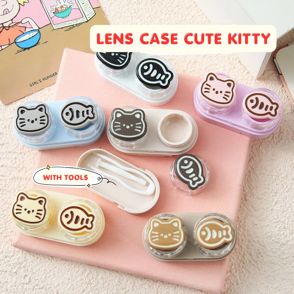 Lens Case Travel Kit - Cute Kitty - Image 2