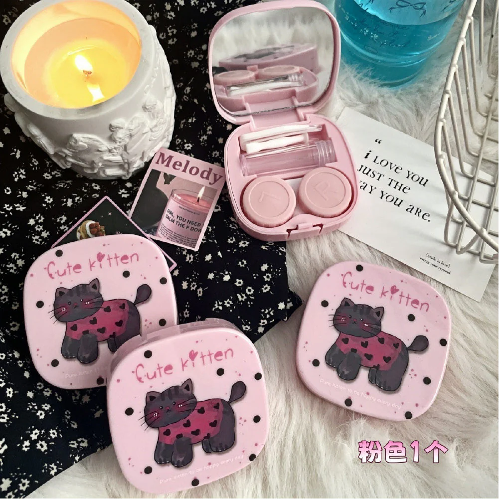 Lens Case Travel Kit - Happy Cute Kitten - Image 4