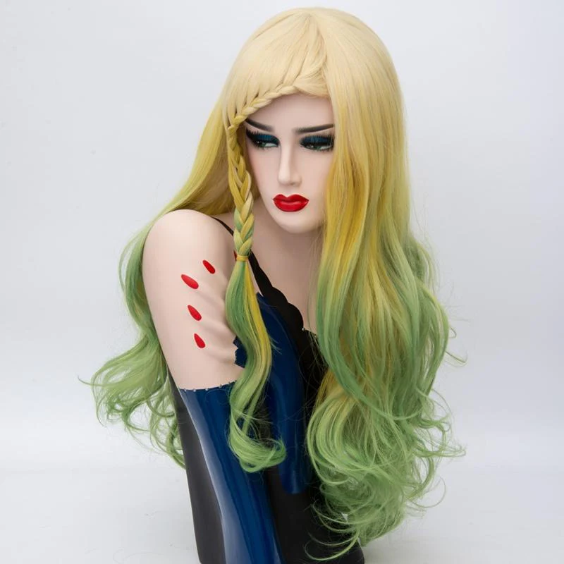 Lolita Wig - Parrot Yellow & Green - Image 4