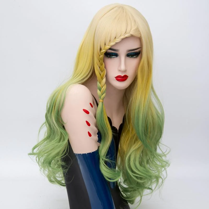 Lolita Wig - Parrot Yellow & Green - Image 5