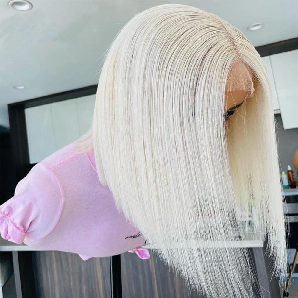 Luxury Lengths Straight Blonde Lace Front Wig - Image 2