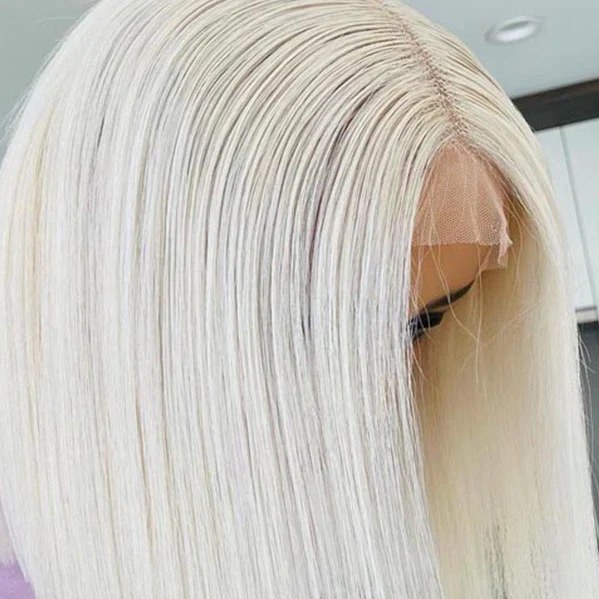 Luxury Lengths Straight Blonde Lace Front Wig - Image 3