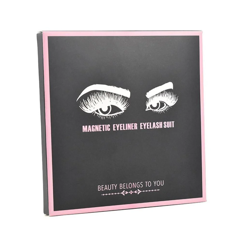 Mixed Designs Faux Mink Magnetic Eyelashes Kit Set (3 Pairs) - Image 4