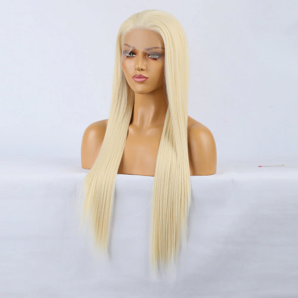 Natural Throne Front Lace Blonde Wig - Image 2