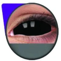 Phantasee Black Sclera Contacts Sabretooth/Blackout/Black (2 lenses/pack)