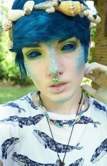 Phantasee Blue Black Sclera Contacts Thanos (2 lenses/pack) - Image 3
