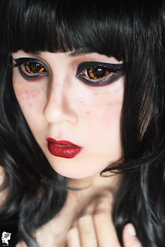 Phantasee Gold Sclera Contacts Morbius (2 lenses/pack) - Image 5
