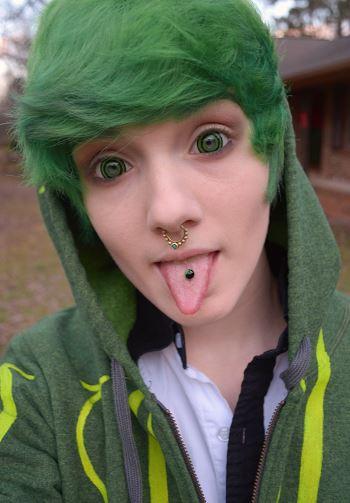 Phantasee Mini Sclera Lens Green Goblin (2 lenses/pack) - Image 3