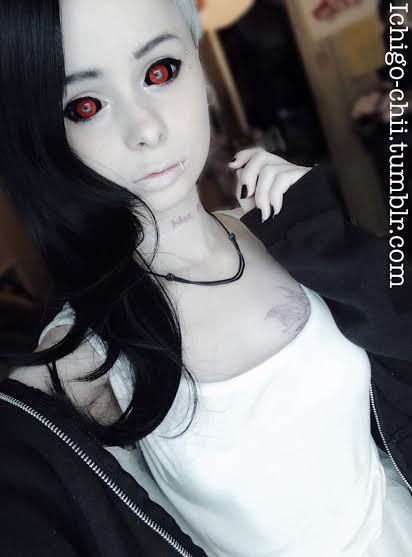 Phantasee Red Black Sclera Contacts Tokyo Ghoul - Red Ghoul/Gremlin (2 lenses/pack) - Image 10