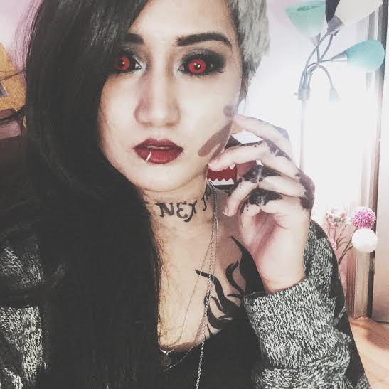 Phantasee Red Black Sclera Contacts Tokyo Ghoul - Red Ghoul/Gremlin (2 lenses/pack) - Image 7