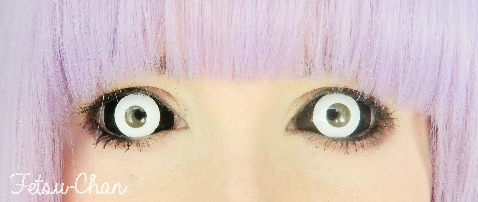 Phantasee White Black Sclera Contacts Medusa (2 lenses/pack) - Image 2