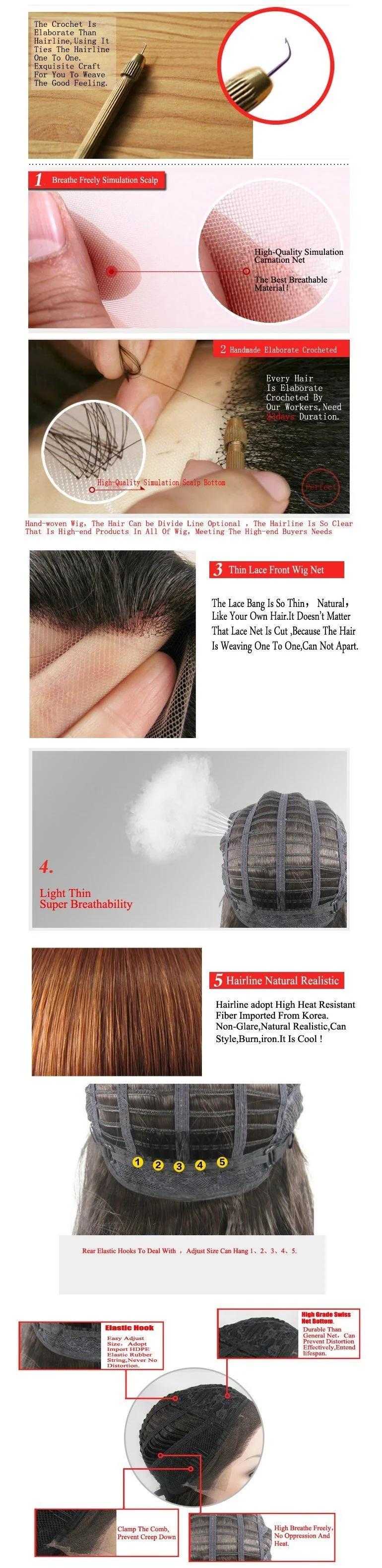 Premium Wig - Chocolate Layered Side Sweep Lace Front Wig - Image 3
